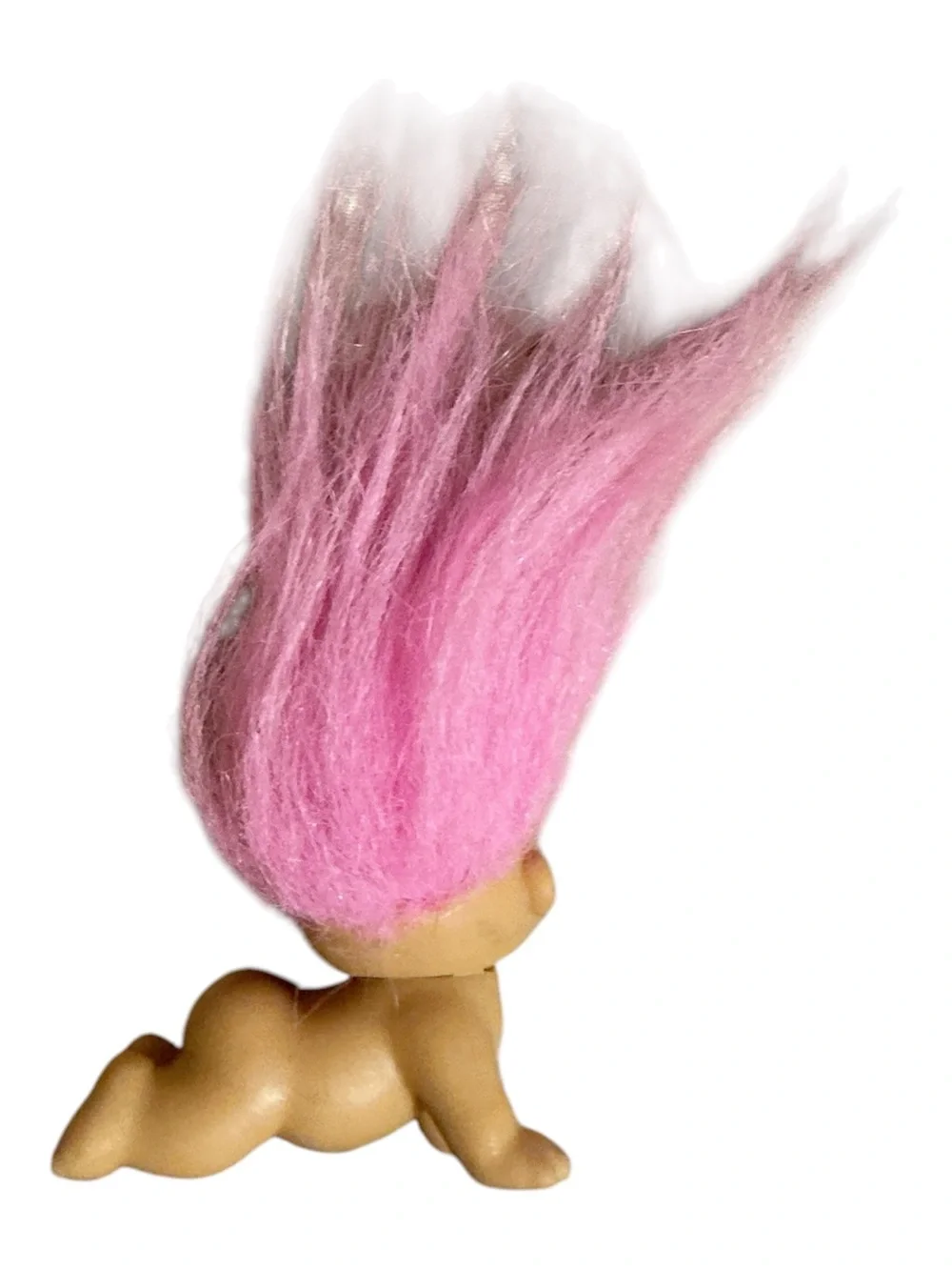 Russ Pink-Haired Baby Troll with Bunny Ear Headband